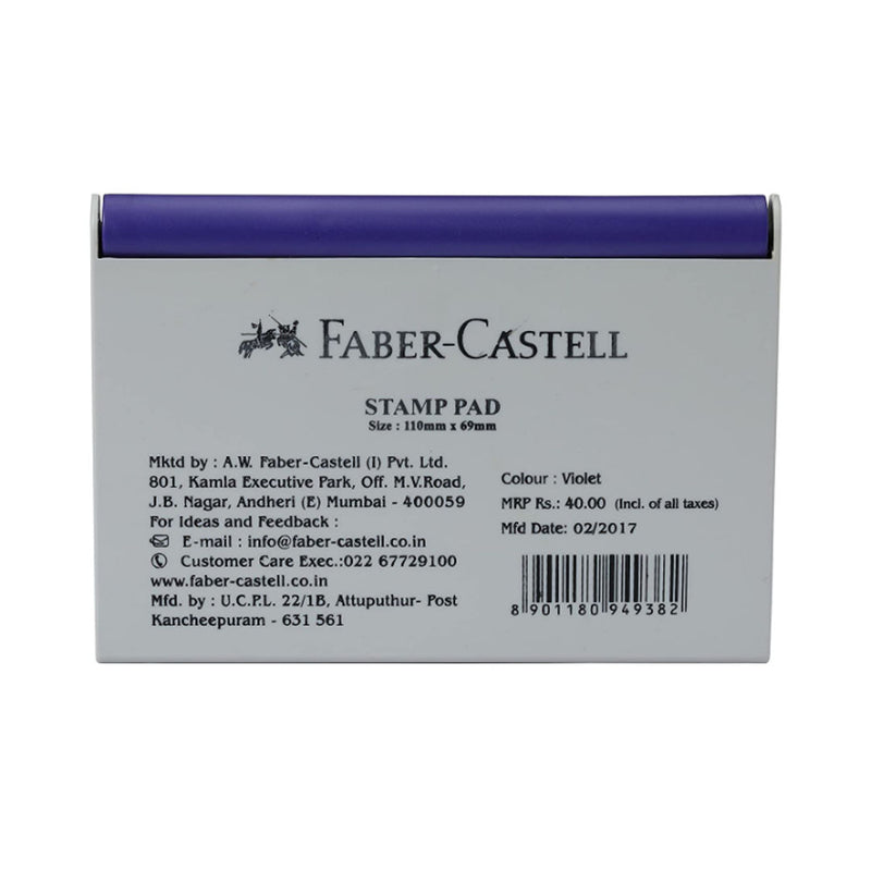 Faber-Castell Stamp Pad, 110 x 69 mm - Violet
