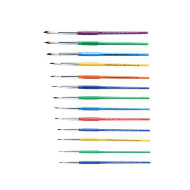 Faber-Castell Tri-Grip Brush - Round, Pack of 13 (Assorted)