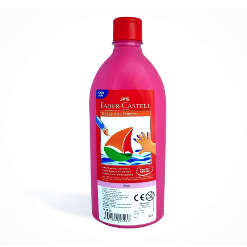 Faber-Castell Ready-Mix Tempera Bottle 500ml(Pink)