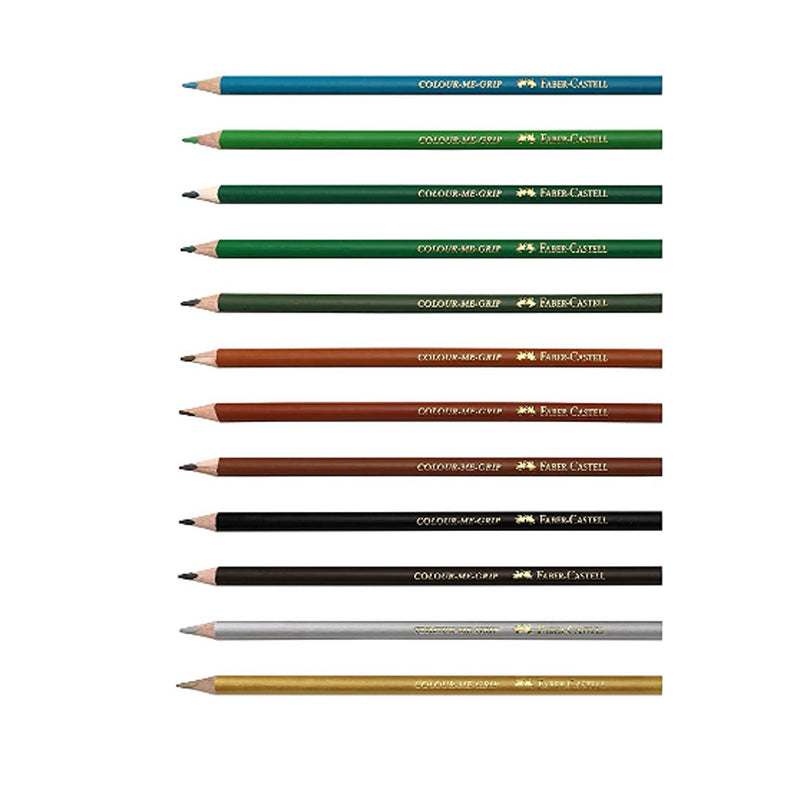 Faber-Castell Triangular Colour Pencils - Pack of 24 (Assorted)