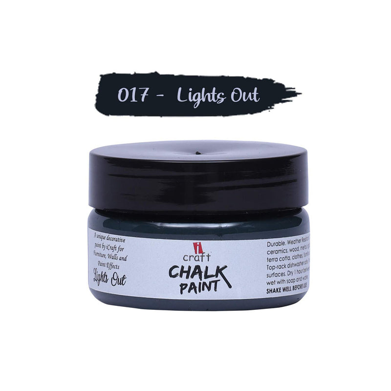 I Craft Chalk Paint 50Ml - Light Out