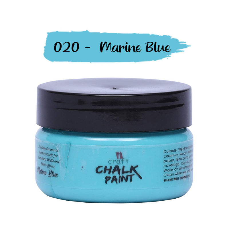 I Craft Chalk Paint 50Ml - Marine Blue