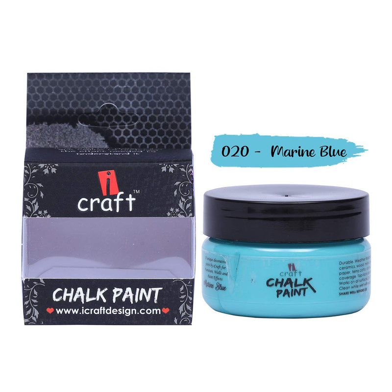 I Craft Chalk Paint 50Ml - Marine Blue