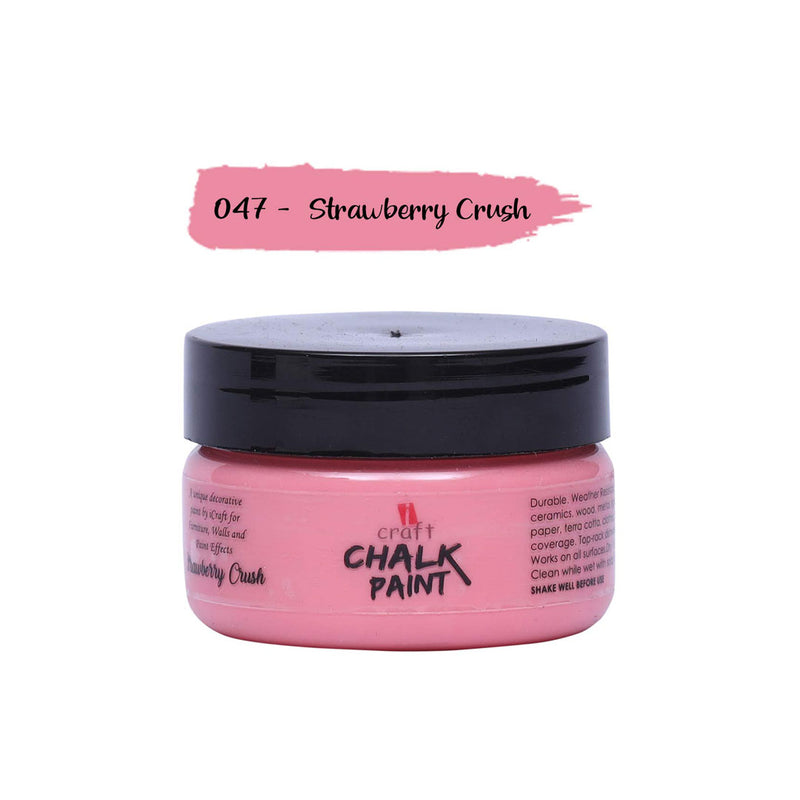 I Craft Chalk Paint 50Ml - Strawberry Crush