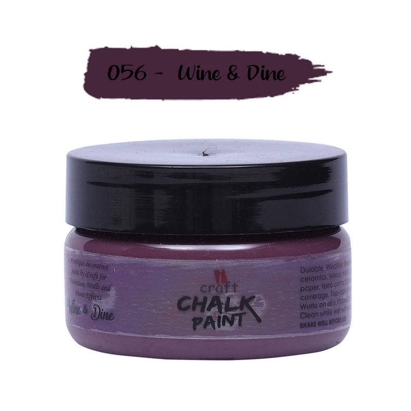 I Craft Chalk Paint 50Ml - Wine & Dine