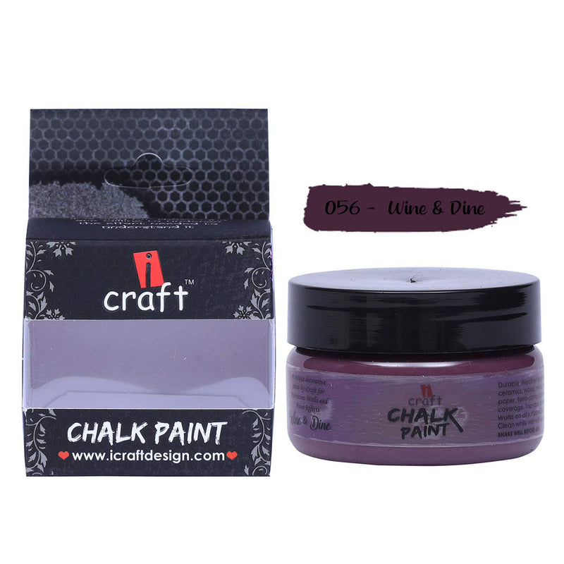 I Craft Chalk Paint 50Ml - Wine & Dine
