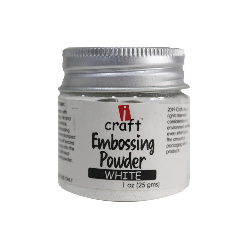 I Craft Embossing Powder White - 25G
