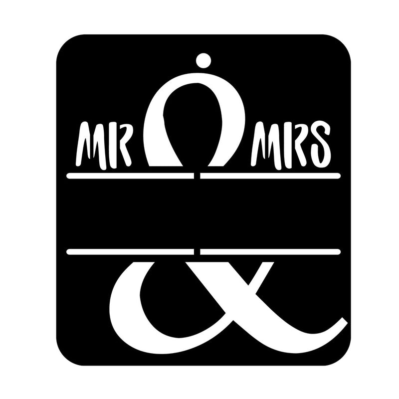 I Craft Mr & Mrs Stencil 4X4 - 8978