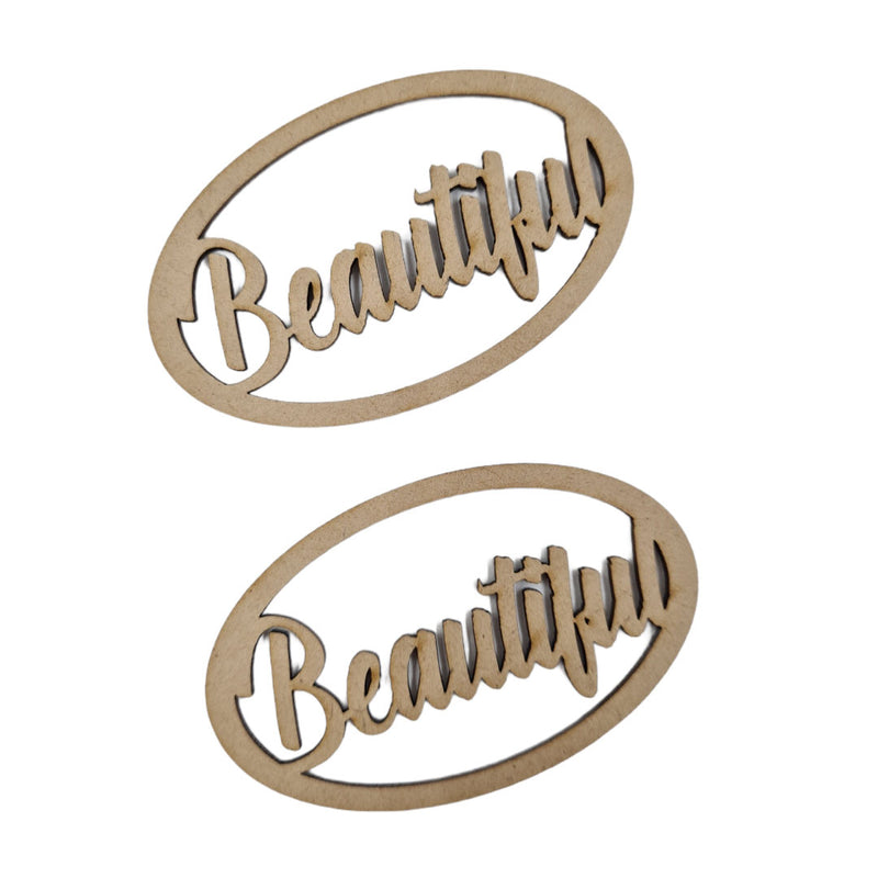 I Craft Beautiful Wooden Embellishment - We295