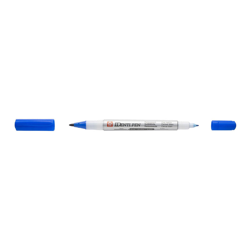 Sakura Identi-Pen Permanent Dual-Point Pen -Blue