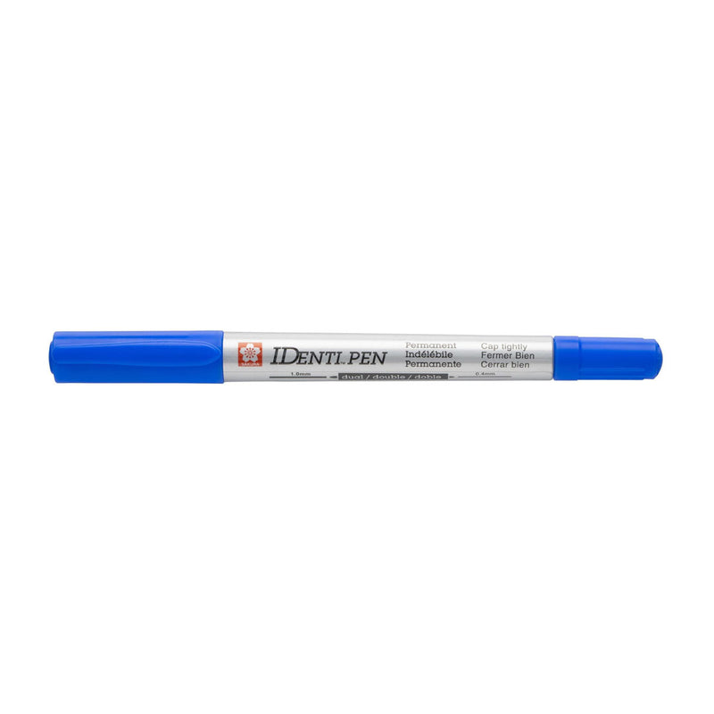 Sakura Identi-Pen Permanent Dual-Point Pen -Blue