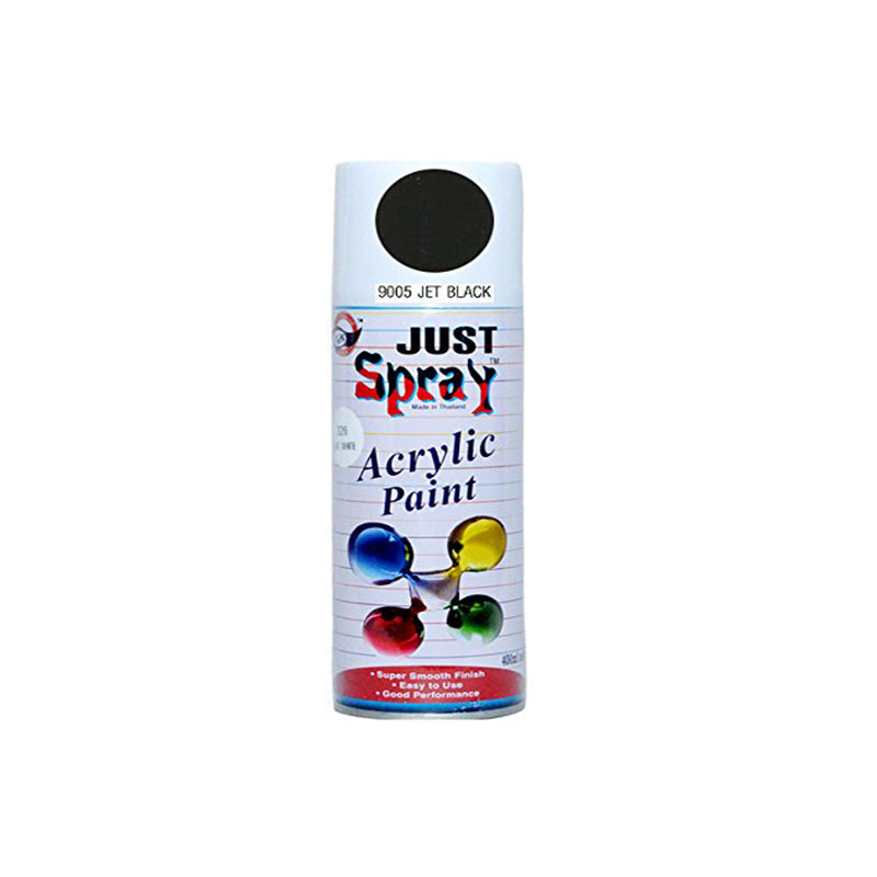Just Spray Paint Jet Black - 9005
