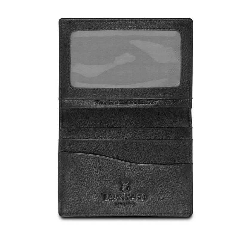 Lapis Bard Card Holder Belgravia Black  With Id Slot - WP13340