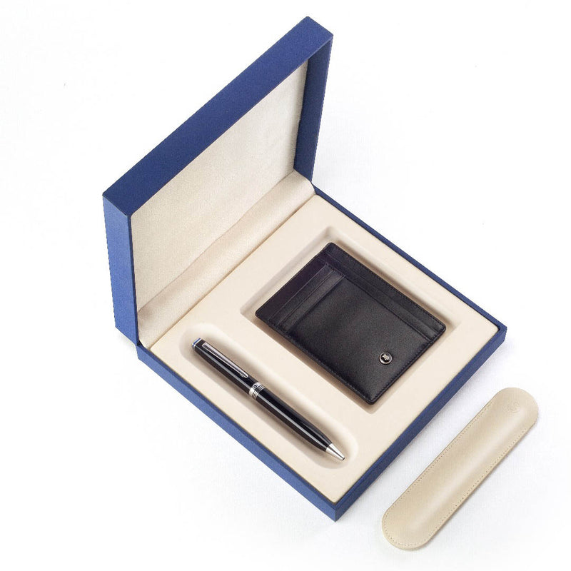 Lapis Bard Gift Set 1Ball Point Pen + Card Holder - WP26457