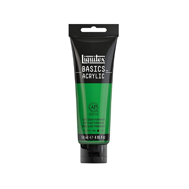 Liquitex Acrylic Colour Basic Light Green Permanent - 118ml