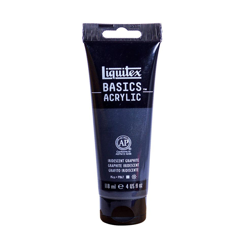 Liquitex Basics Acrylic Colour- Iridescent Graphite, 118ML