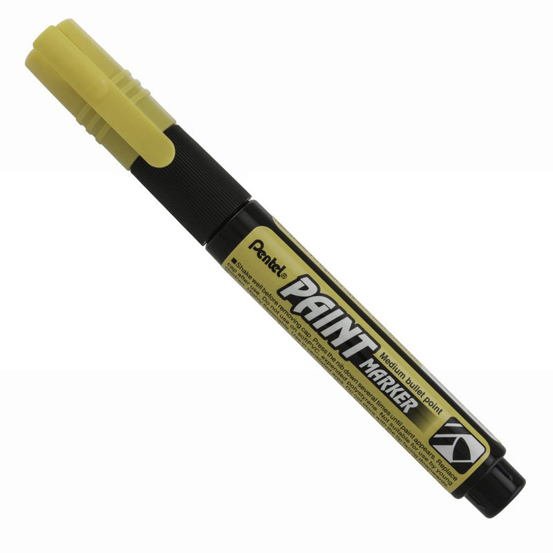 Pentel Paint Markers, Medium Bullet Point, Yellow Ink