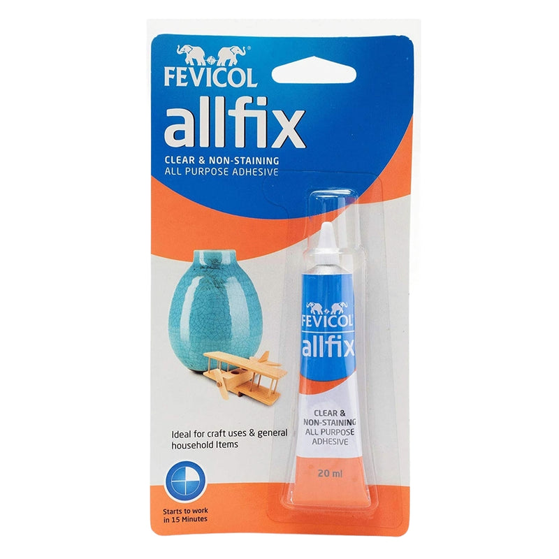 Pidilite Fevicol Allfix Clear And Non-Staining All Purpose Adhesive (20 ml)