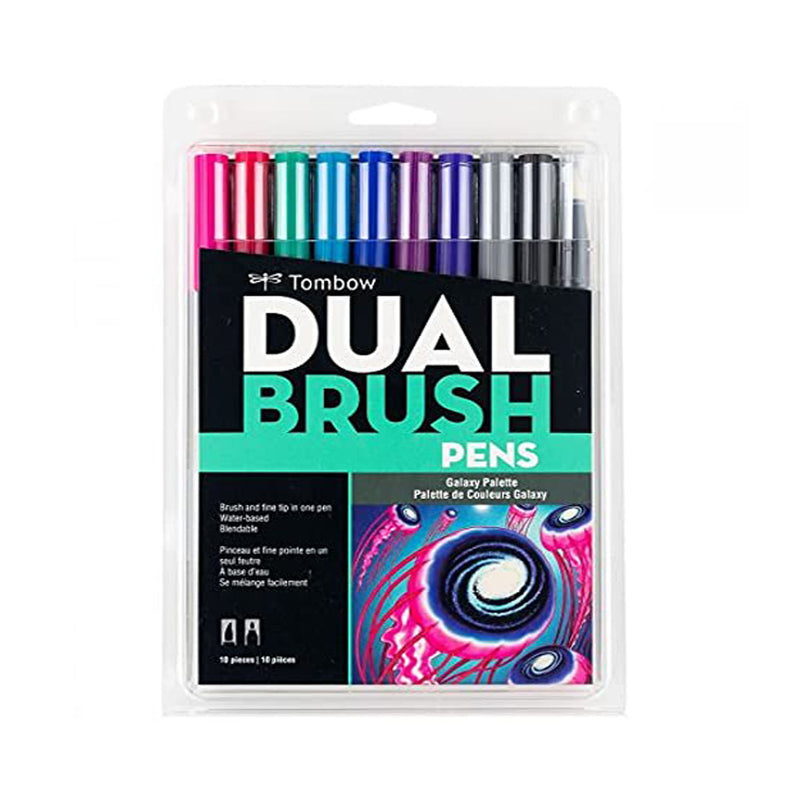 Tombow Dual Brush Pens Galaxy Set Of 9 Colors - ABT10CGA