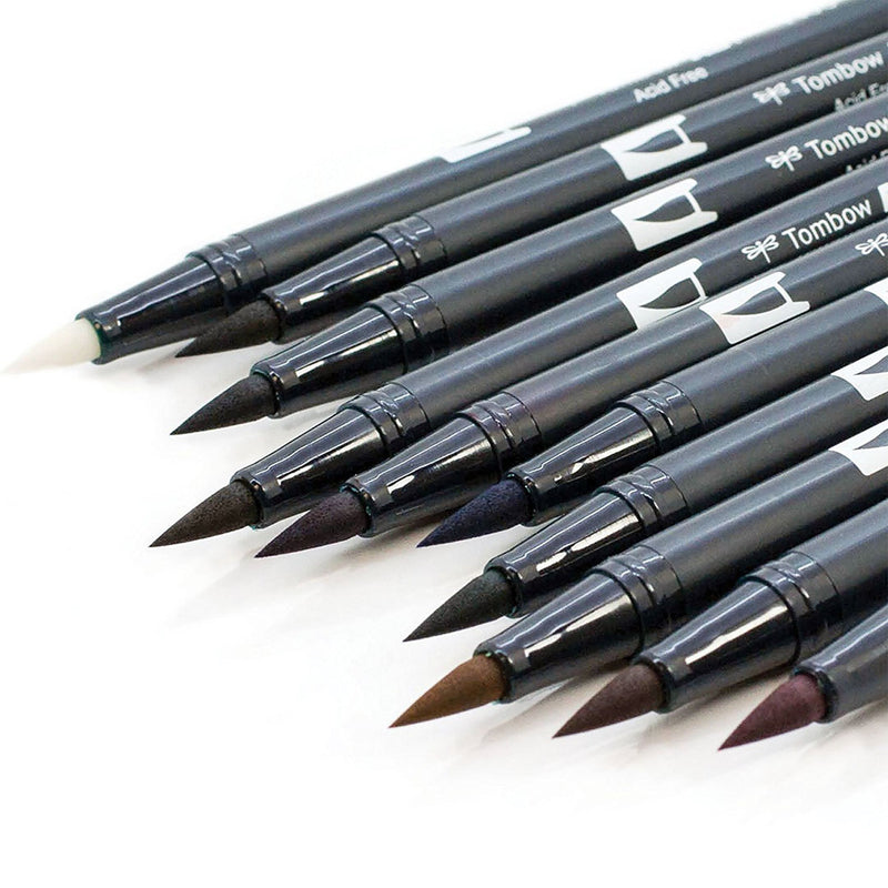 Tombow Dual Brush Pens 10 Pieces - MU